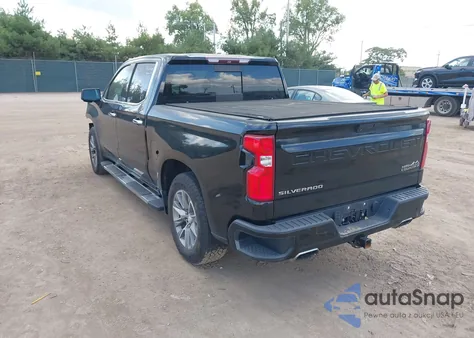 2019 Chevrolet Silverado 1500 High Country z USA, uszkodzony, nr VIN 1GCUYHEL2KZ178678